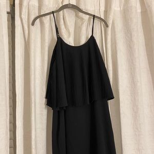 Women’s Black Pleated Top Dress